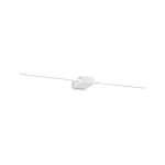 Akciós ár IdealLux THEO AP D075 fali lámpa fém, műanyag, fehér, LED, 3000K, 13.5W, 870lm - 311777