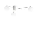 Alacsony ár IdealLux HERMES PL3 D90 mennyezet lámpa fém, üveg, fehér, G9 - 322674
