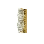Azzardo FLORENCE fali lámpa fém, kristály, arany, áttetsző, LED, 4000K, 10W, 800lm - 6188 Gyors kiszállítás