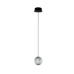 Biztonságos fizetés Azzardo EDEM függeszték fém, akrill, fekete, áttetsző, LED, 3000K, 4.2W, 336lm - 6015