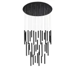 Vedd meg most Azzardo ILIOS függeszték fém, akrill, fekete, LED, 3000K, 160W, 12800lm - 5747