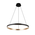 Azzardo RIO függeszték fém, műanyag, fekete, arany, LED-TRIAC, 3000K, 54W, 4320lm - 5778 Olcsóbb