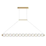 Alacsony ár Maytoni AMULET függeszték fém, üveg, arany, áttetsző, LED, 3000K, 22W, 1050lm - MOD555PL-L18G3K