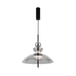 Azonnal elérhető Maytoni BANGKOK függeszték fém, üveg, fekete, füstszín, LED, 3000K, 12W, 1200lm - MOD185PL-L6B3K6