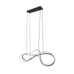 Trio NALA függeszték fém, fekete, LED, 2300K-3000K-4000K, 57W, 6800lm - 344310132 Szezonális akció