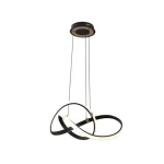 Zuma Indigo függeszték fém,akrill,fekete,fehér,LED,3000K,44W,5500Lm - ZU-MD9717-1-3BGD Gyors kiszállítás
