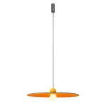 Bestseller REDO NUWA függeszték, fém, szürke, narancssárga, LED, 3000K, 7W, 420lm - 01-3536