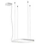 Biztonságos fizetés REDO ORION függeszték, fém, fehér, LED, 2700K-3000K-4000K, 40W, 2609lm - 01-3890