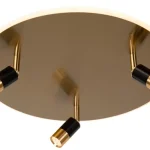 Árcsökkenés Lucide JUBEL mennyezet lámpa fém,arany,fekete,LED,2700K,33W,5040Lm - 71101/48/02