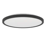 Végkiárusítás Eglo ROVITO-Z fürdőszobai mennyezet lámpa , műanyag, fehér, fekete, RGB LED, 13,9W, 2700 K - 6500 K, 1750 Lm, IP 44 - 901463