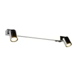 Trio ENRICO fali lámpa, fém, króm, LED+GU10, 6.5W+5W, 620lm, 2300K+3000K+4000K, IP44 - Trio-281470306 Különleges ajánlat