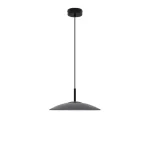 Szuper akció NovaLuce POLIFEMO függeszték fém, üveg, fekete, füstszín, LED, 13W, 3000K, 1040 Lm - NL-9620144