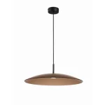 Azonnal elérhető NovaLuce POLIFEMO függeszték fém, üveg, fekete, barna, LED, 17W, 3000K, 1360 Lm - NL-9620141
