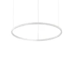 Vedd meg online Ideallux ORACLE SLIM SP D070 ROUND ON-OFF WH függeszték fém, műanyag, fehér, opál, LED, 37W, 3800lm, 2700K - 342054