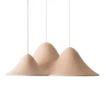 Vedd meg most Maxlight BELLMOND függeszték fém, filc, krém, LED, 21w, 1058lm, 3000K - P0566