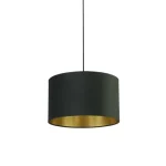 Vedd meg online Searchlight DRUM bura fém, bársony, zöld, E14, E27 - 31040GR