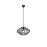 Trio COBAIN függeszték fém, fekete, E27 - R30831032 Prémium