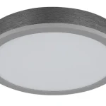 Bestseller Globo DORO mennyezet lámpa fém, műanyag, ezüst, fehér, LED, 12W, 3000K, 600Lm - 416080AD1R