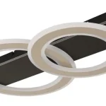 Azonnal elérhető Globo JAYDEN mennyezet lámpa fém, akril, fekete, barna, pezsgőszín, fehér, LED, 40W, 3000K, 2000Lm - 48034A-40