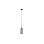Biztonságos vásárlás NovaLuce DIONE függeszték fém, üveg, fekete, füstszín, LED, 5W, 205lm, 3000K - NL-9695270