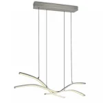 Trio SPIDER függeszték fém, akril, nikkel, fehér, LED, 46W, 2700-6500K, 5350Lm - 332810307 Nézd meg most