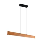 Trio EDGEWOOD függeszték fém, fa, akril, fekete, barna, LED, 27W, 2700-6000K, 3100Lm - 359710130 Legnépszerűbb