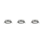 Trio HIMAL beépíthető spot fém, műanyag, nikkel, LED, 3x 3.5W, 2700-4000K, 3x 450Lm, IP65 - 635110307 Vedd meg online
