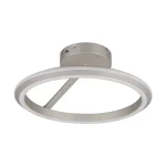 Vedd meg online Trio AMADOR mennyezet lámpa fém, műanyag, nikkel, fehér, LED, 34W, 2300-3000-4000K, 4000Lm - 635510107