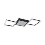 Trio GELO mennyezet lámpa fém, műanyag, fehér, fekete, LED, 24W, 3000K, 2500Lm - R64471132 Ne maradj le