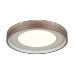 Trio SOLEA mennyezet lámpa fém, műanyag, barna, fehér, LED, 36W, 3000K, 4700Lm - 656610165 Újdonság