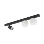 TK Lighting VOX mennyezet lámpa fém, üveg, fekete, fehér, GU10+G9 - TK-10001 Vedd meg most