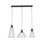 TK Lighting MODESTO függeszték fém , fekete, GU10 - TK-10149 Outlet