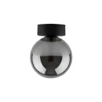 Akciós ár TK Lighting ESTERA fali lámpa fém, üveg, fekete, füstszín, G9 - TK-10255