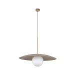 TK Lighting SLATE függeszték fém , üveg, bézs, fehér, E27 - TK-10910 Csak ma