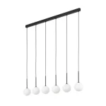 TK Lighting MARTIN függeszték fém, üveg, fekete, fehér, G9 - TK-4504 Azonnal elérhető