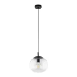 TK Lighting VIBE függeszték fém, üveg, fekete, áttetsző, E27 - TK-4816 Korlátozott ajánlat