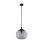 Végkiárusítás TK Lighting VIBE függeszték fém, üveg, fekete, szürke, E27 - TK-4837