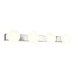 Utolsó esély Redo OVUM fali lámpa fém, üveg, króm, fehér, LED, 4x5W, 1850lm, 3000K-4000K, IP44 - 01-4309