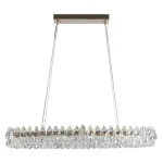 AzzardoBARLETTA függeszték fém, kristály, arany, áttetsző, LED, 120W, 3000K - AZ-6905 Prémium