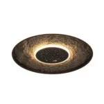 Azonnal elérhető Searchlight Lumadisc mennyezeti lámpa fém, fekete, LED, 20W, 3400lm, 3000K - 80880-46BK