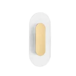 Vásárlói kedvenc NovaLuce VETRIO fali lámpa fém, üveg, arany, áttetsző, LED, 6W, 3000K, 203Lm - 9236417