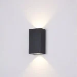 Vedd meg most Maytoni TIMES SQUARE kültéri fali lámpa fém fekete 1x LED IP54 - O581WL-L6B