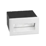 Biztonságos vásárlás NovaLuce Krypton kültéri beépíthető lámpa fém, fehér, LED, 3000K, 1.5W, 145lm, IP54 - NL-726403