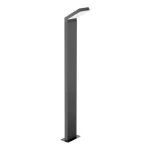 Utolsó esély NovaLuce Park kültéri állólámpa fém, műanyag, szürke, LED, 3000K, 6W, 350lm, IP54 - NL-713123