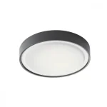 Szuper akció Redo PONZA kültéri mennyezet lámpa műanyag, szürke, fehér, LED, 3000K, 15W, 820lm, IP65 - 90155