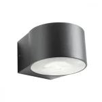 Azonnal elérhető Redo LOG kültéri fali lámpa fém, üveg, szürke, áttetsző, LED, 3000K, 6W, 570lm, IP65 - 90061