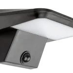 Bestseller Rabalux Qesa kültéri fali szolár lámpa mozgásérzékelővel műanyag, fekete, fehér, LED, 4000K, 10W, 460lm, IP44 - 77005