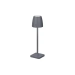 Vedd meg most NovaLuce Colt kültéri asztali lámpa fém, műanyag, szürke, LED, 3000K, 2W, 207lm, IP54 - NL-9223413