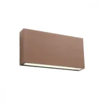 Azonnal elérhető Redo KAMAL kültéri fali lámpa fém, üveg, barna, áttetsző, LED, 4000K, 12W, 780lm, IP54 - 90386