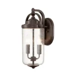 Akciós ár Elstead WILLOUGHBY kültéri fali lámpa fém, üveg, bronz, áttetsző, E14, IP44 - ELS-HK-WILLOUGHBY-M-OZ